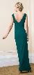 Full Sleeves Jacket Formal Mother of the Bride Dress — back