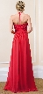 Halter Tie Grecian Ruched Long Formal Bridesmaid Dress — back