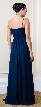 Sweetheart neckline Empire Cut Long Bridesmaid Dress — back