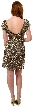 U-Neck Short Sleeves Sequined Prom Cocktail Dress — back