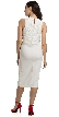 Lace Sheath Top Tiered & Fitted Cocktail Party Dress — back