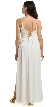 Crop Top Two Piece Evening Gown with Slit — back