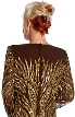 Fully Beaded Formal Dress — back