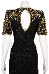 Short Sequin Floral Bodice Cocktail Dress — back