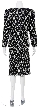 Flowing Lines Hand Beaded/Sequined Two Piece Dress — back