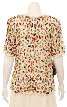 Petal Sequined Short Sleeved Blouse — back