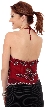 Halter Neck Sequin Beaded Top — back