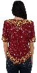 Small Leaves Design Hand Beaded/Sequined Blouse — back