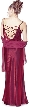 Criss Crossed and Straight Formal Dress — back