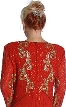 Full Length Beaded Formal Dress — back