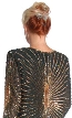 Full Length Handbeaded Formal Dress — back