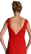 Spiral Beadwork Formal Evening Dress — back