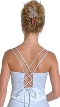 Dotted Beadwork Two-Piece Formal Dress — back