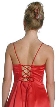 Rhinestones with White Insert A-Line Formal Dress — back