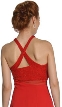 Criss Crossed Front Styled Formal Dress — back