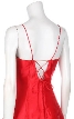 Puffy Prom Dress with Spaghetti Straps — back