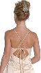 Rhinestones and Beads Long Evening Dress — back