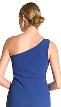 Single Shouldered Fin Formal Dress — back