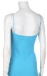Spaghetti Strap Asymmetric Dress with Floral Design — back