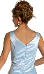 Brooch Applique Formal Prom Dress — back