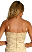 Laces & Ruffled Short Cocktail Dress — back