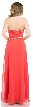 Strapless Sweetheart Neck Long Formal Prom Dress — back