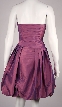 Strapless Pleated Bubble Short Party Dress — back