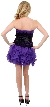 Multi Detailed Bubble Prom Dress — back