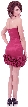Classic Form Fitting Prom Dress — back