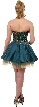Sparkling Short Prom Dress — back in Teal