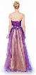Strapless Long Prom Dress in Mesh with Jewels — back