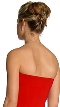 Shirred Bodice and Rhinestone Formal Dress — back