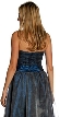 Strapless  Ribbon Bow Party Dress — back