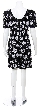 Galactic Inspired Hand Sequined Short Dress — back