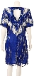 Fully Beaded Knee Length Cocktail Dress — back