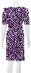 Small Drops Hand Beaded and Sequined Short Dress — back