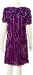 Tea Length Sequin Beaded Dress — back