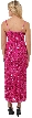 Spaghetti Straps Long Sequined Formal Dress — back