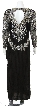 Majestic Sequined Formal Gown — back