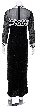 See Thru Bodice and Beads Long Gown — back
