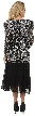 Tea Length Mother of the Bride Sequined Formal Dress — back