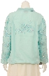Flower Sequin Designed Long Sleeve Jacket — back