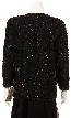 Hand Beaded Floral Design Jacket — back