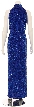 Halter Neck Full Length Sequined Dress — back