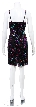 Party Short Dress Fully Sequined  — back