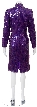 Glisten Hand Sequined/Beaded Dress — back