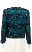 Hand Beaded and Sequined Medium Jacket — back