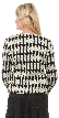 Full Sleeves Leaf Patterned Embroidery Jacket — back
