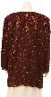 Hand Beaded Long Sleeve Sequined Jacket — back