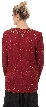 Round Neck Floral Bordered Beaded Jacket — back